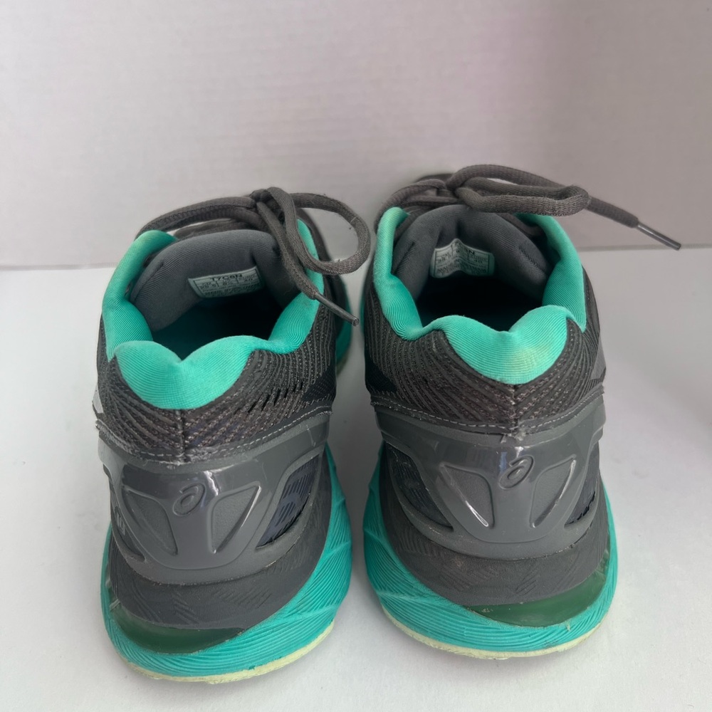 ASICS Women's Black and Teal Athletic Shoes - Picture 3 of 8